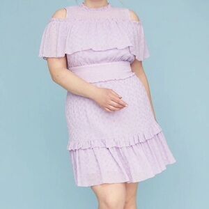 Lane Bryant ruffle eyelet dress size 22